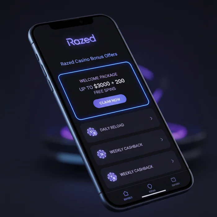 Razed Casino Bonus